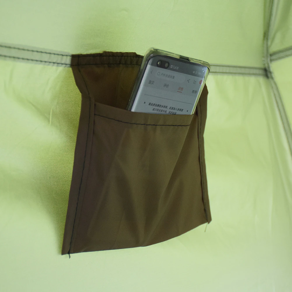 Cheap Goat Tents Dual Layer Waterproof Anti UV Tourist Tents Beach Changing Fitting Room Windbreak Outdoor Camping Shower Bathing Tent Tents 